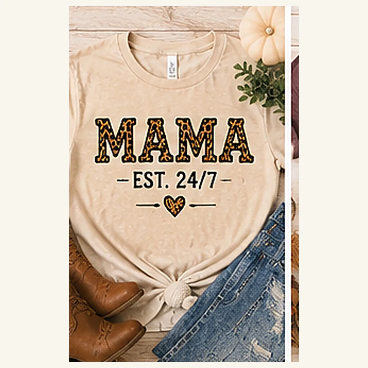 Mama Est 24 Tee — Mama Est 24 graphic