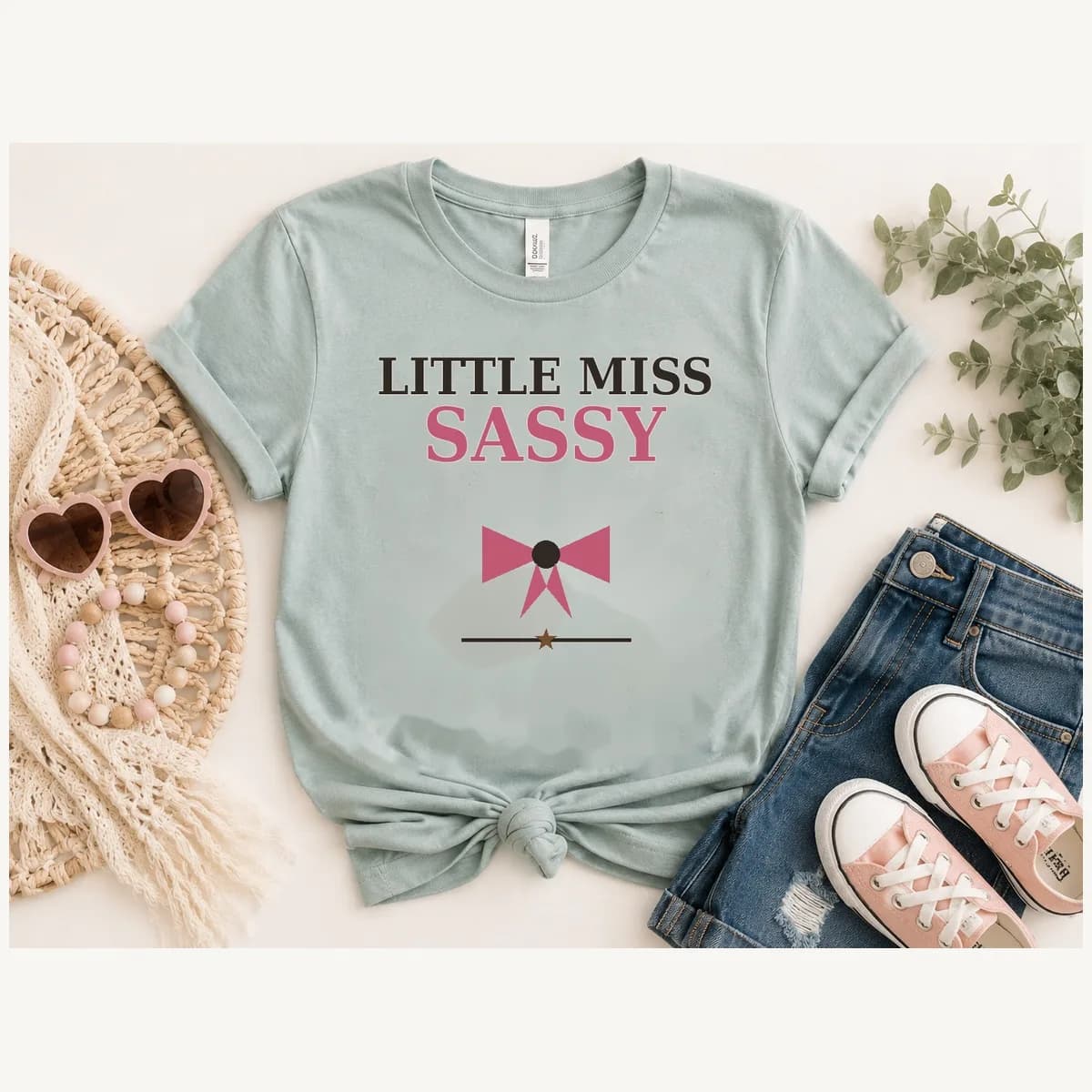 Little Miss Sassy Kids Tee — Little Miss Sassy graphic