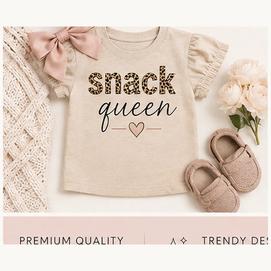 Snack Queen Kids Tee — Snack Queen graphic