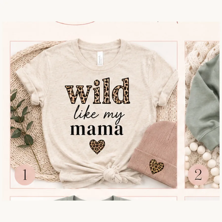 Wild Like My Mama Kids Tee — Wild Like My Mama graphic