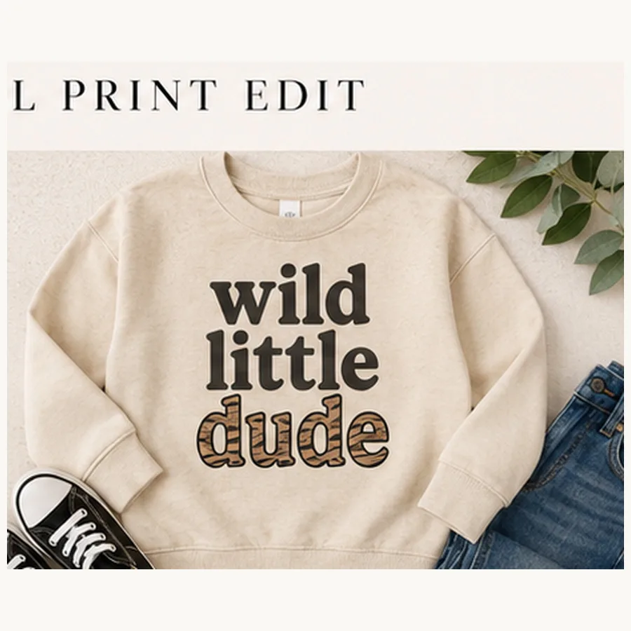 Wild Little Dude Kids Tee — Wild Little Dude graphic
