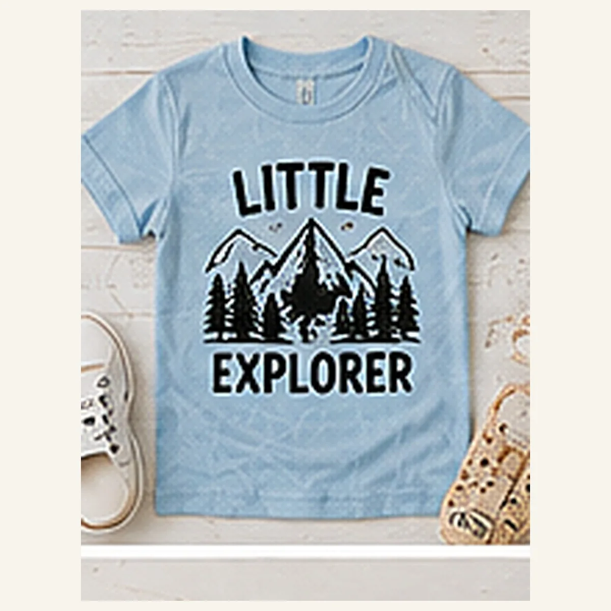 Little Explorer Toddler Tee — Little Explorer graphic