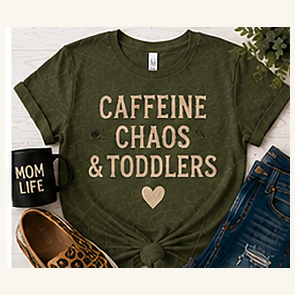 Caffeine Chaos Toddlers Tee — Caffeine Chaos Toddlers graphic