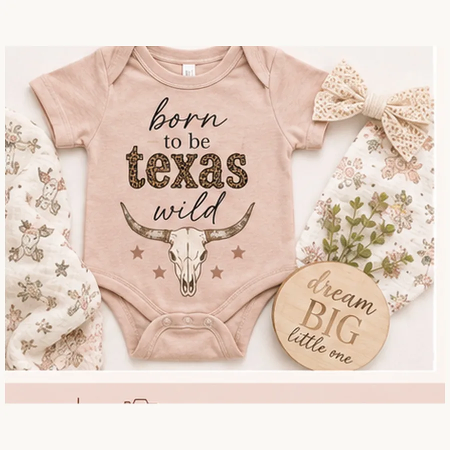 Born to Be Texas Wild Bodysuit — Born to Be Texas Wild graphic