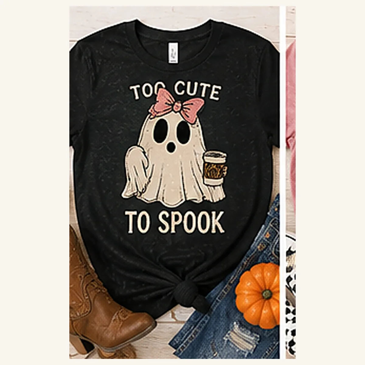 Too Cute to Spook Tee — Too Cute to Spook graphic