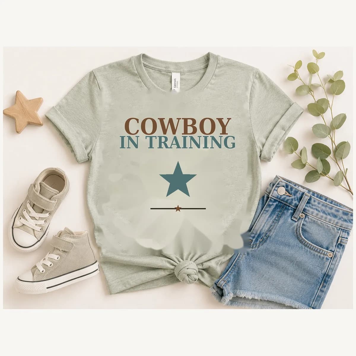 Cowboy in Training Kids Tee — Cowboy in Training graphic