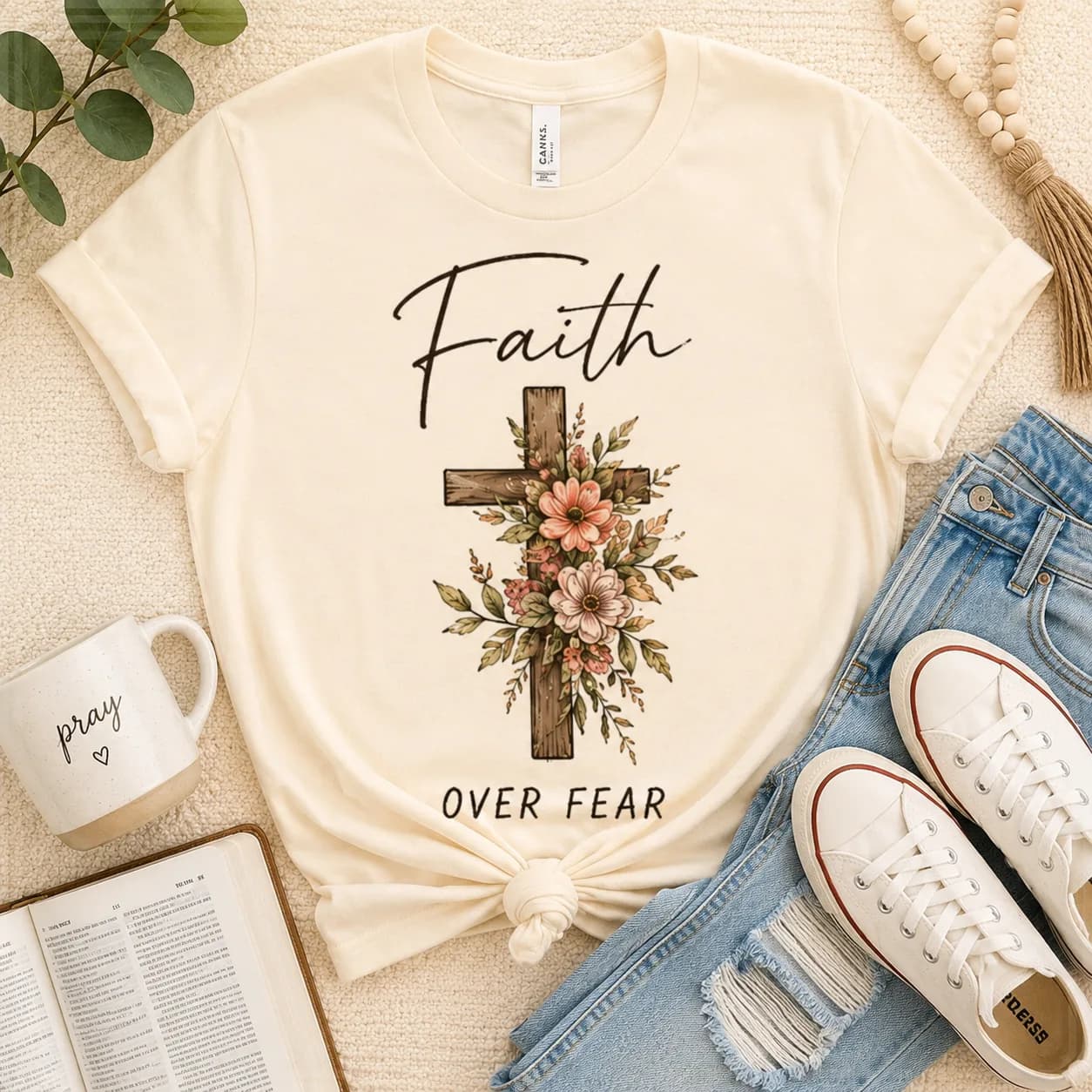 Faith Over Fear Tee (2) — Faith Over Fear graphic