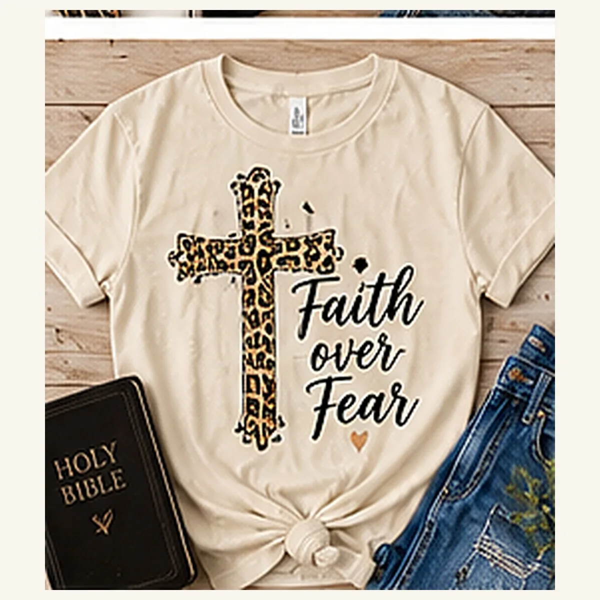 Faith Over Fear Tee — Faith Over Fear graphic