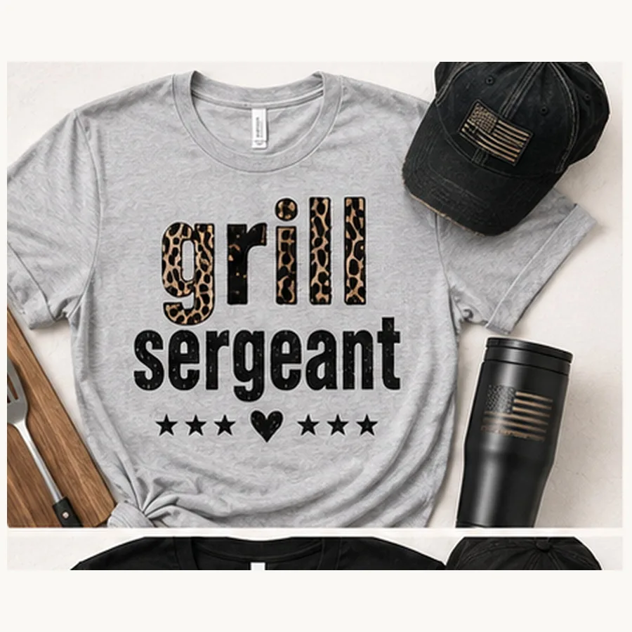 Grill Sergeant Tee — Grill Sergeant graphic