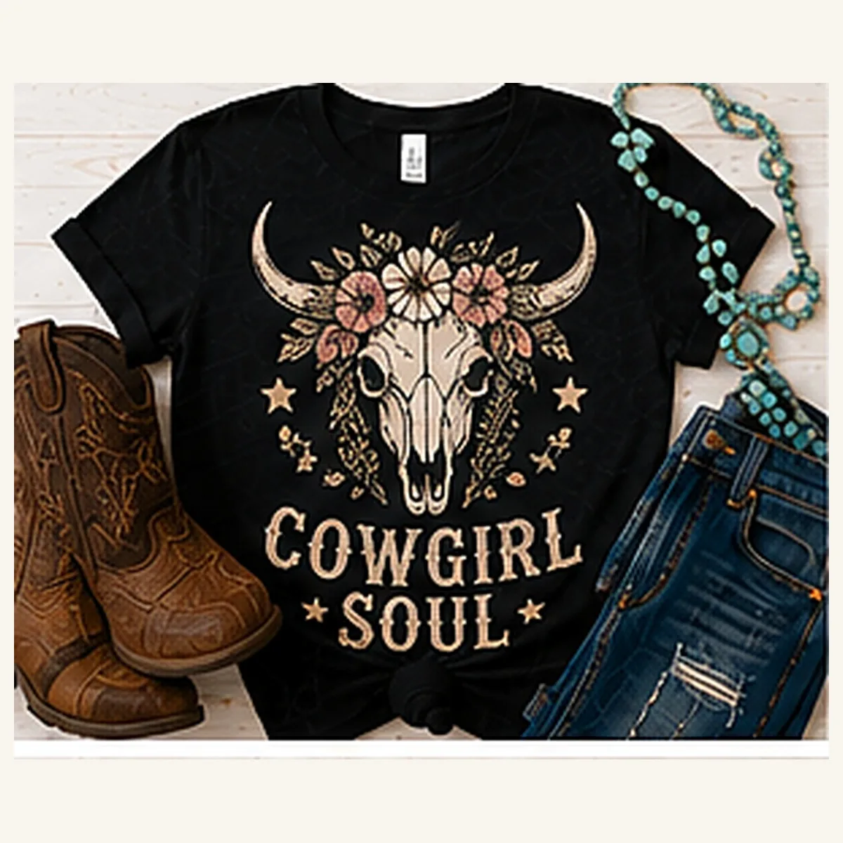Cowgirl Soul Tee — Cowgirl Soul graphic