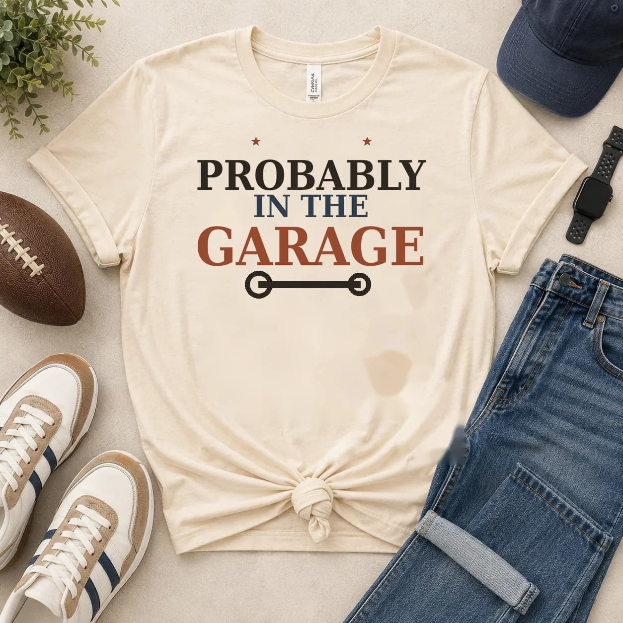 Probably in the Garage Tee — Probably in the Garage graphic