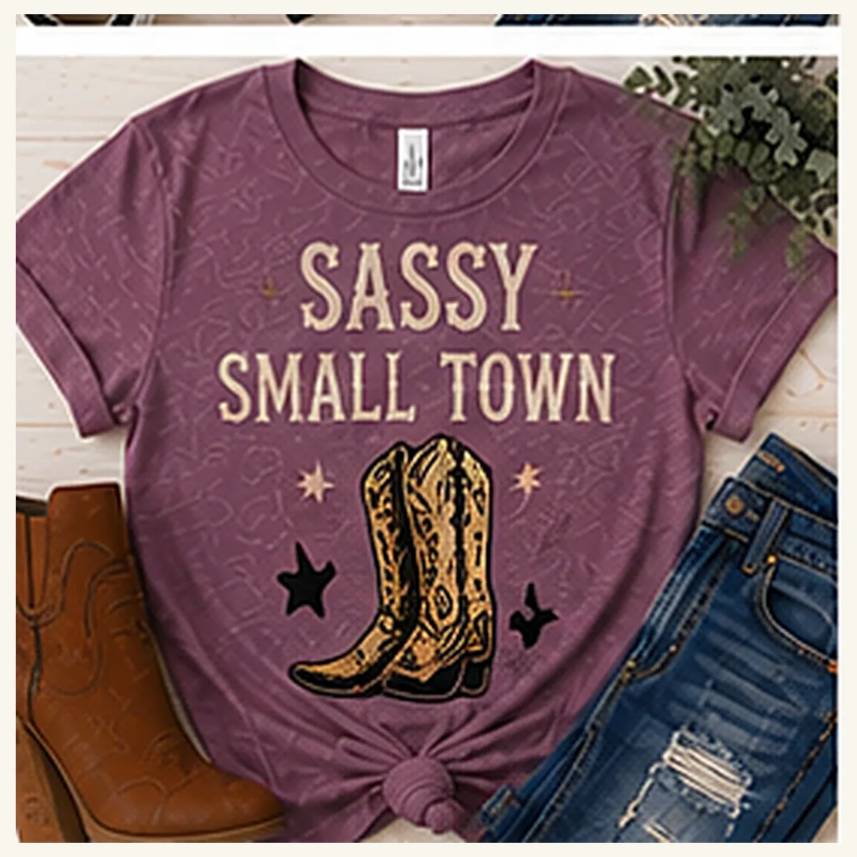 Sassy Small Town Tee — Sassy Small Town graphic