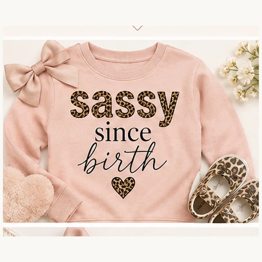 Sassy Since Birth Kids Tee — Sassy Since Birth graphic