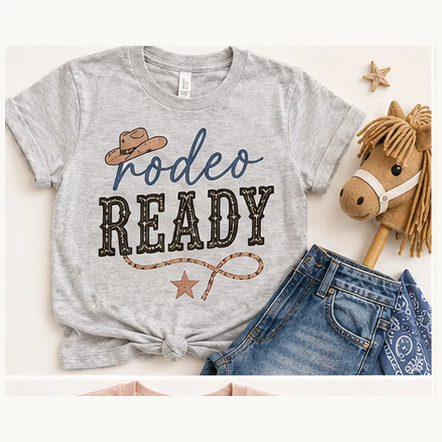 Rodeo Ready Kids Tee — Rodeo Ready graphic