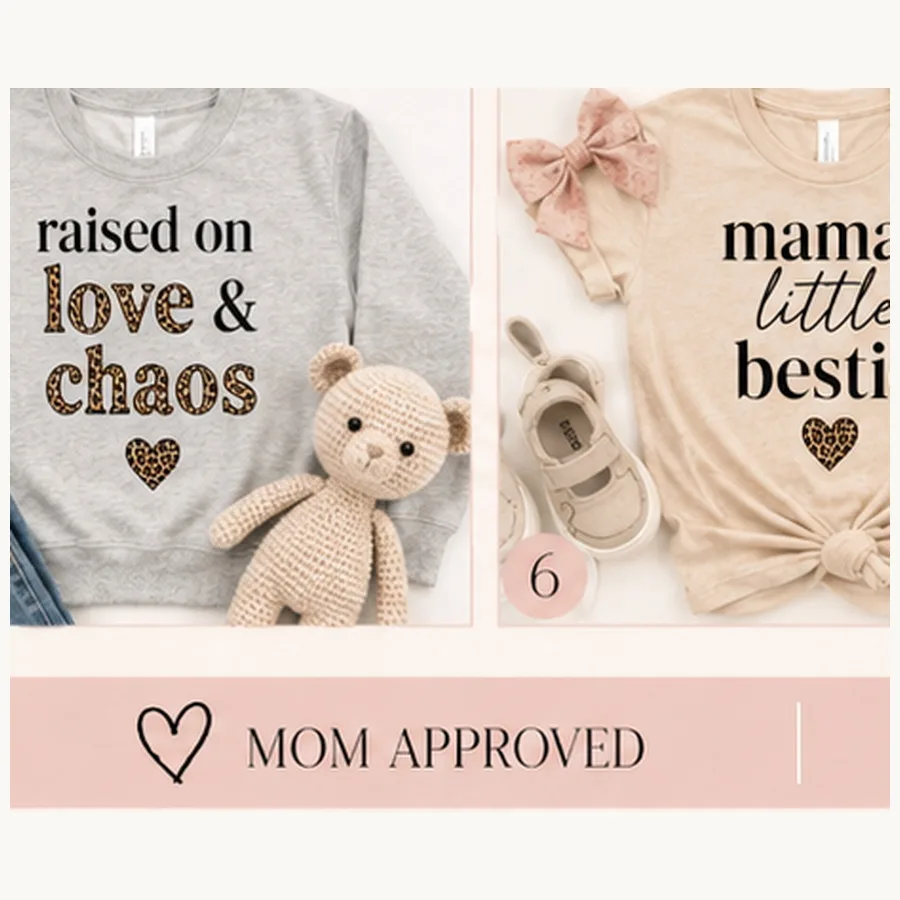 Raised on Love & Chaos Kids Tee — Raised on Love & Chaos graphic