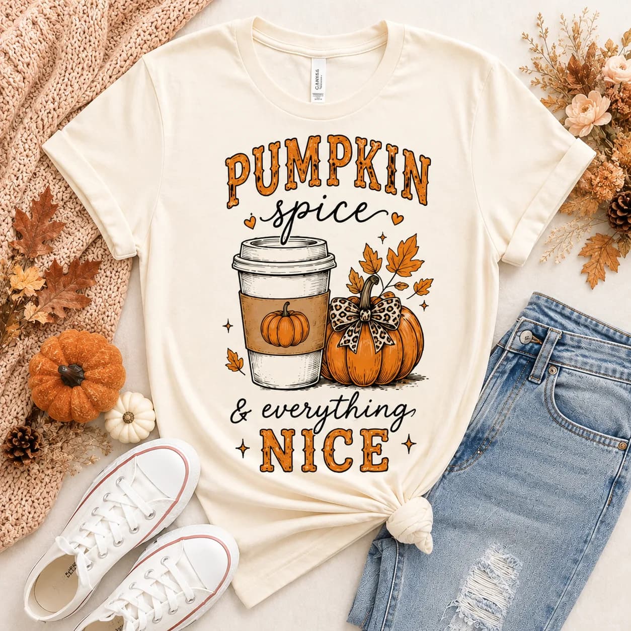 Pumpkin Spice Everything Nice Tee — Pumpkin Spice Everything Nice graphic