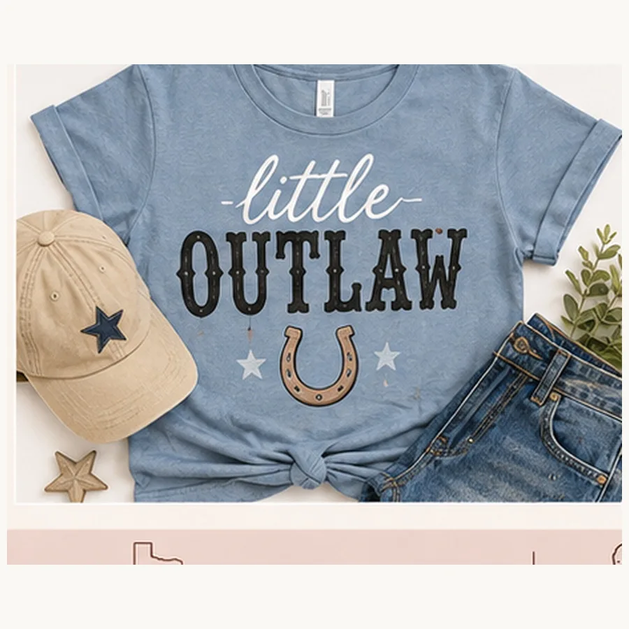 Little Outlaw Kids Tee — Little Outlaw graphic