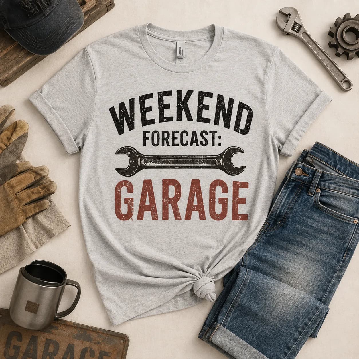 Weekend Forecast: Garage Tee — Weekend Forecast: Garage graphic