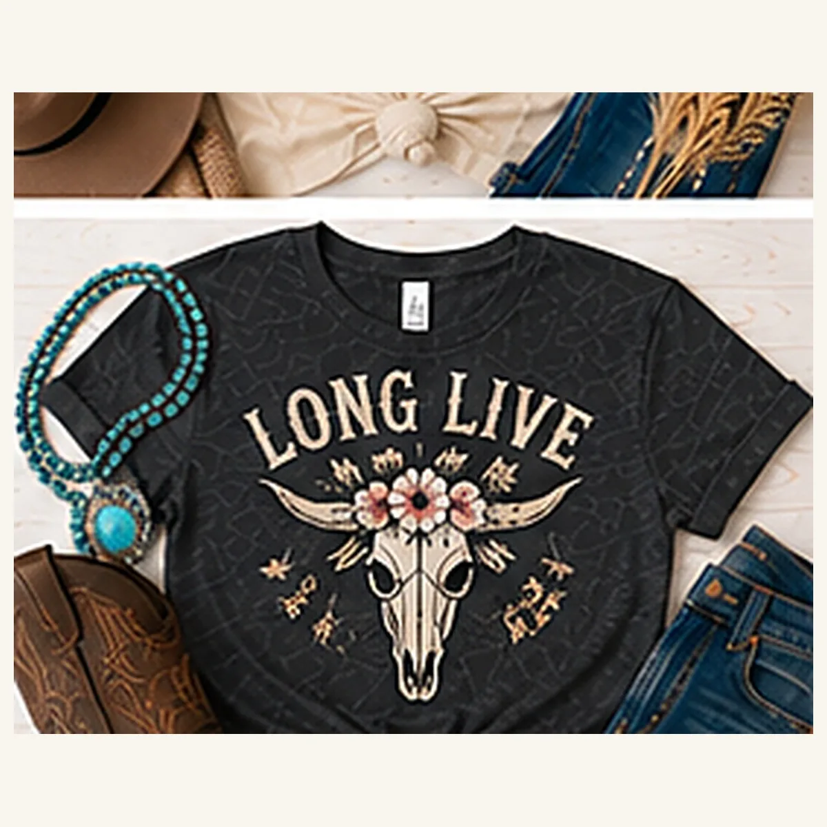 Long Live Western Soul Tee — Long Live Western Soul graphic