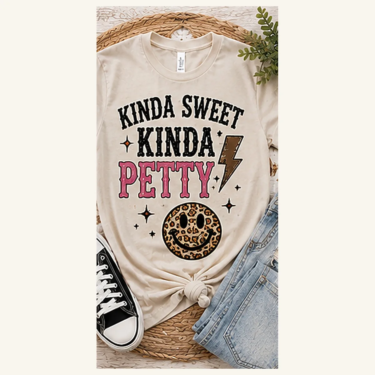 Kinda Sweet Kinda Petty Tee — Kinda Sweet Kinda Petty graphic