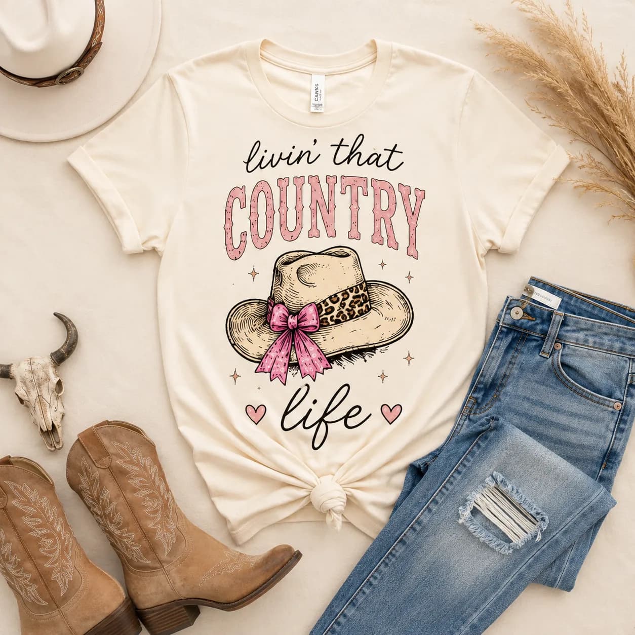 Livin That Country Life Tee — Livin That Country Life graphic