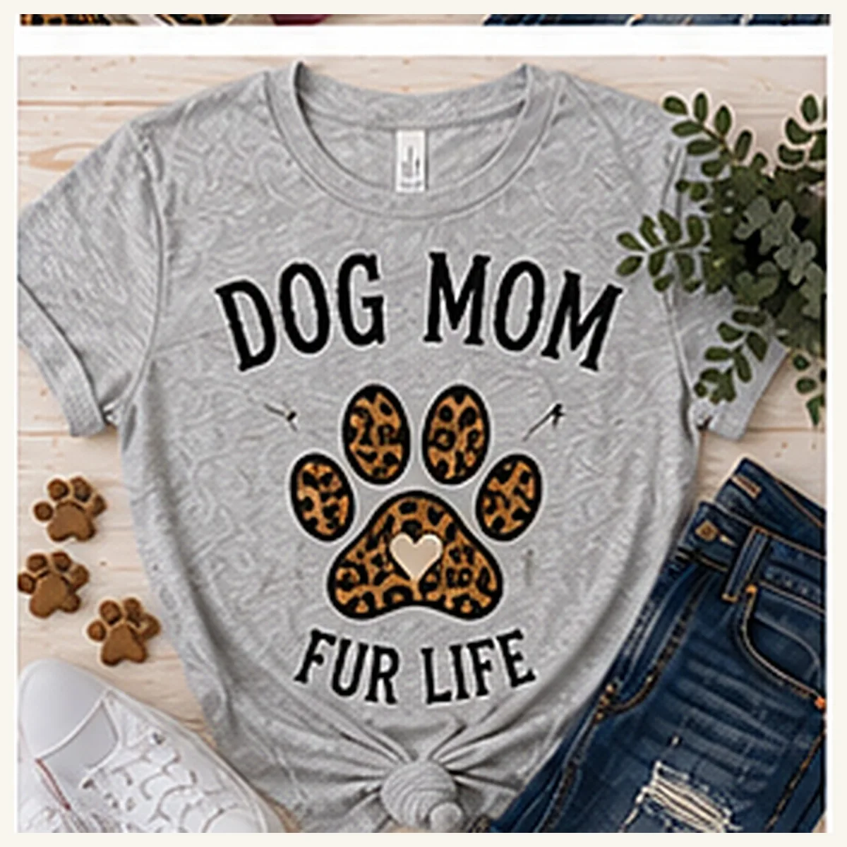 Dog Mom Fur Life Tee — Dog Mom Fur Life graphic
