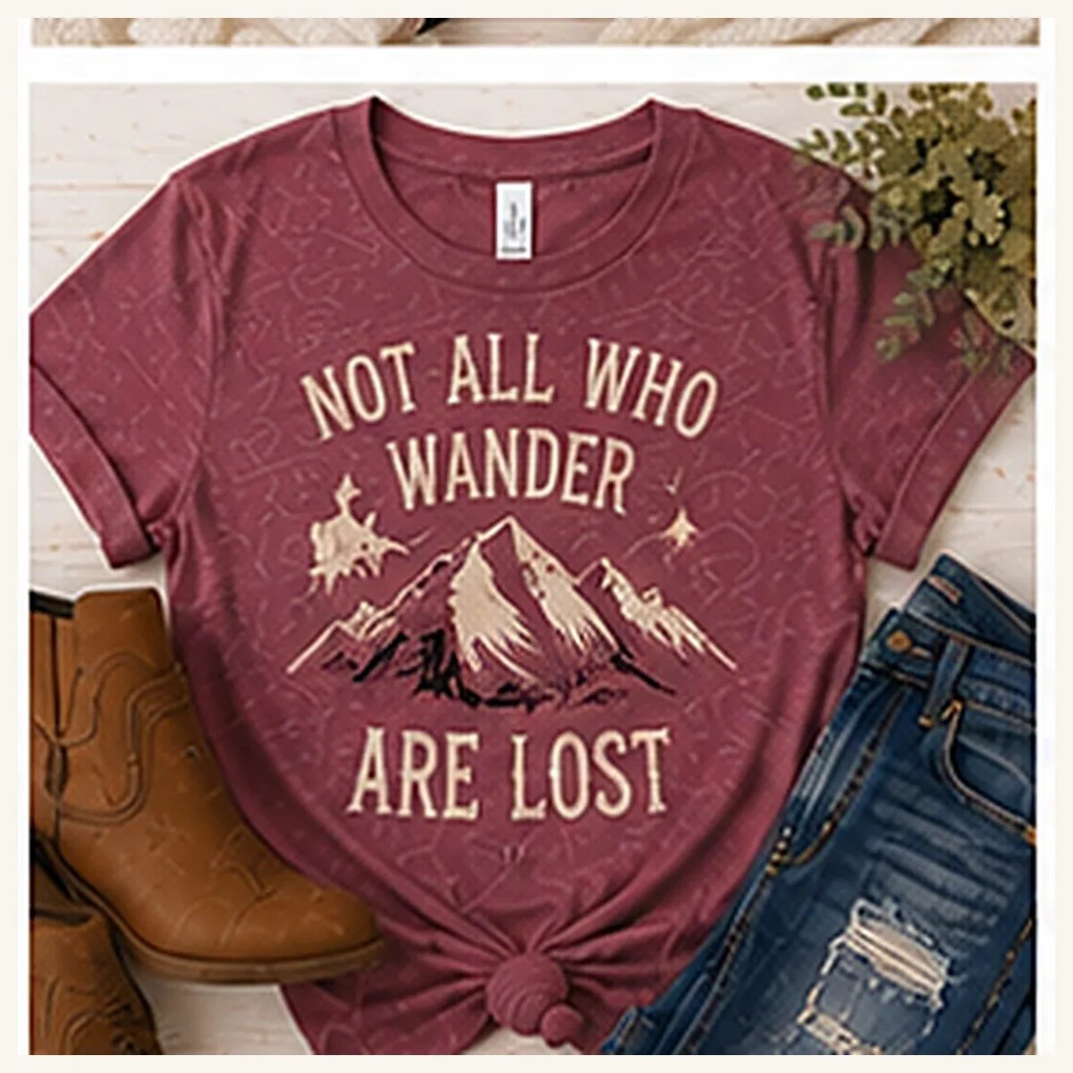 Not All Who Wander Are Lost Tee — Not All Who Wander Are Lost graphic