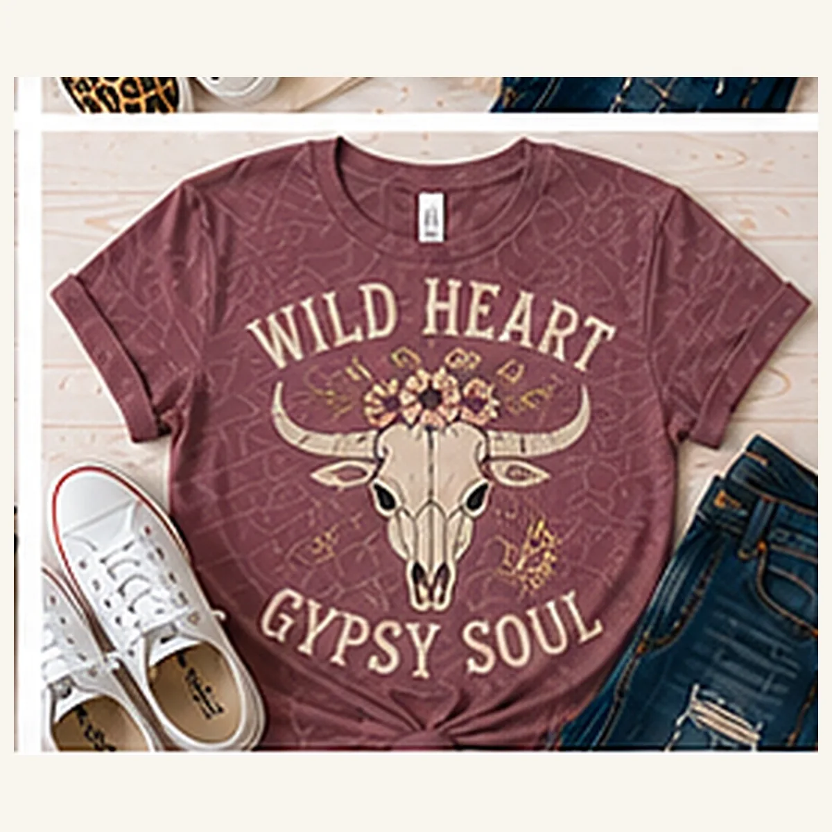 Wild Heart Gypsy Soul Tee — Wild Heart Gypsy Soul graphic