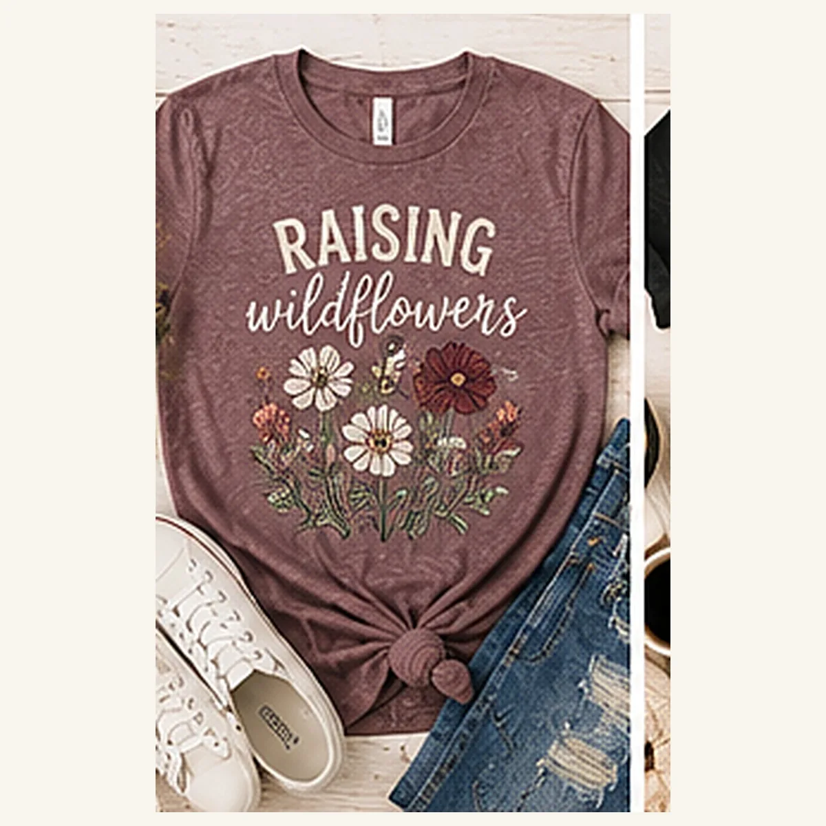 Raising Wildflowers Tee — Raising Wildflowers graphic