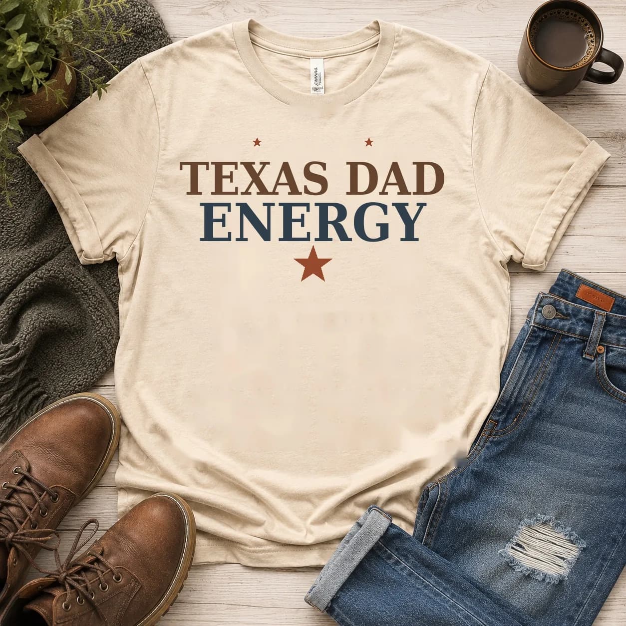 Texas Dad Energy Tee — Texas Dad Energy graphic