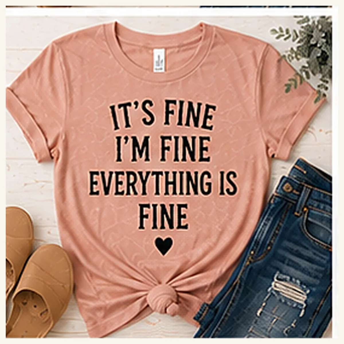 It's Fine Everything Is Fine Tee — It's Fine Everything Is Fine graphic