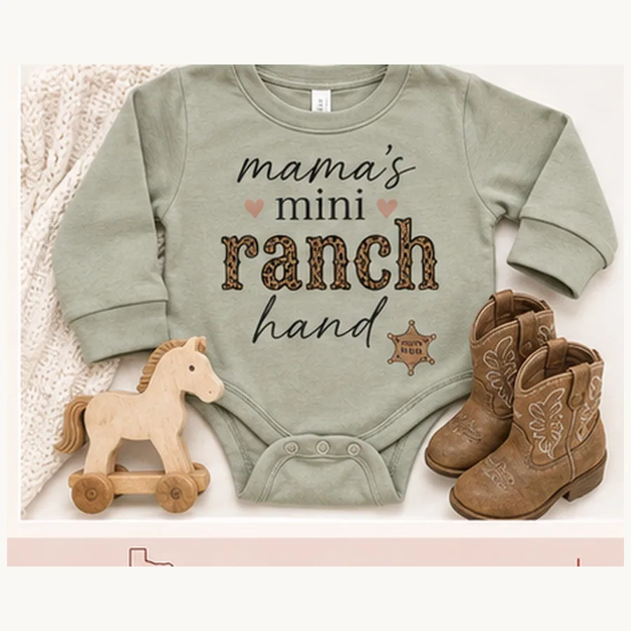Mama's Mini Ranch Hand Bodysuit — Mama's Mini Ranch Hand graphic