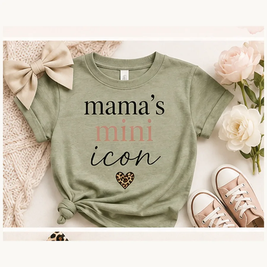 Mama's Mini Icon Kids Tee — Mama's Mini Icon graphic