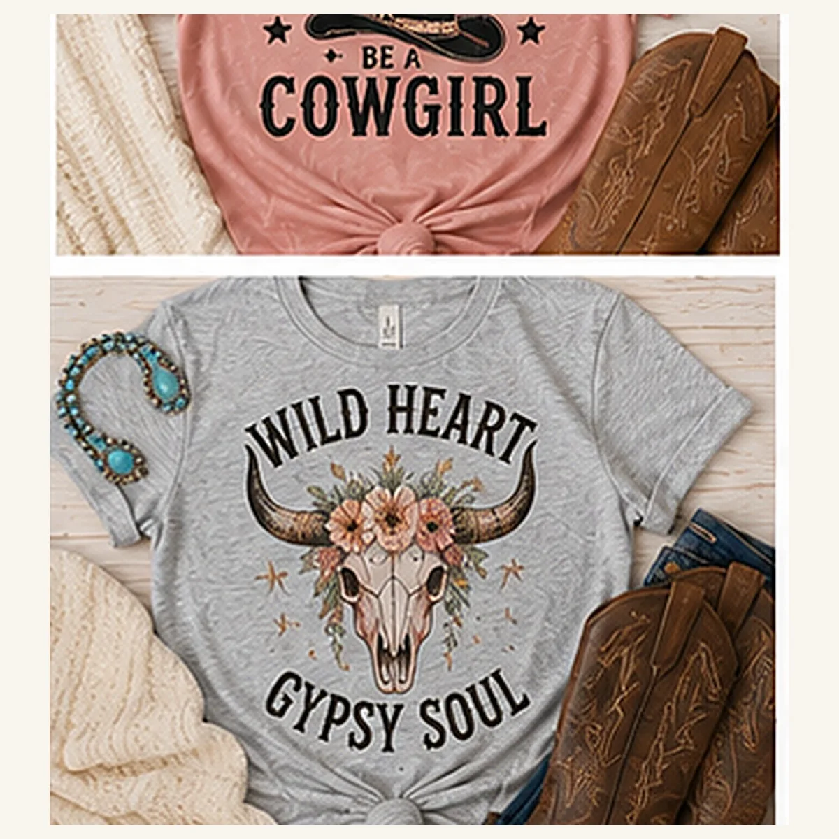 Be a Cowgirl Tee — Be a Cowgirl graphic