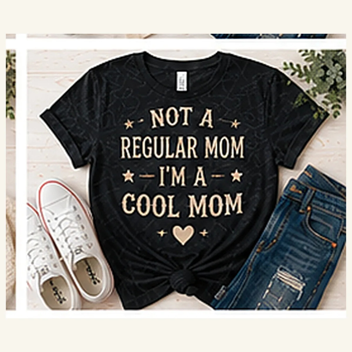 Not a Regular Mom I'm a Cool Mom Tee — Not a Regular Mom I'm a Cool Mom graphic
