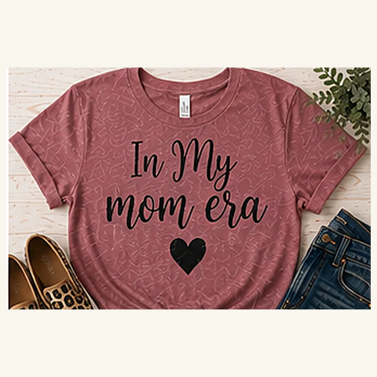 In My Mom Era Simple Tee — In My Mom Era Simple graphic