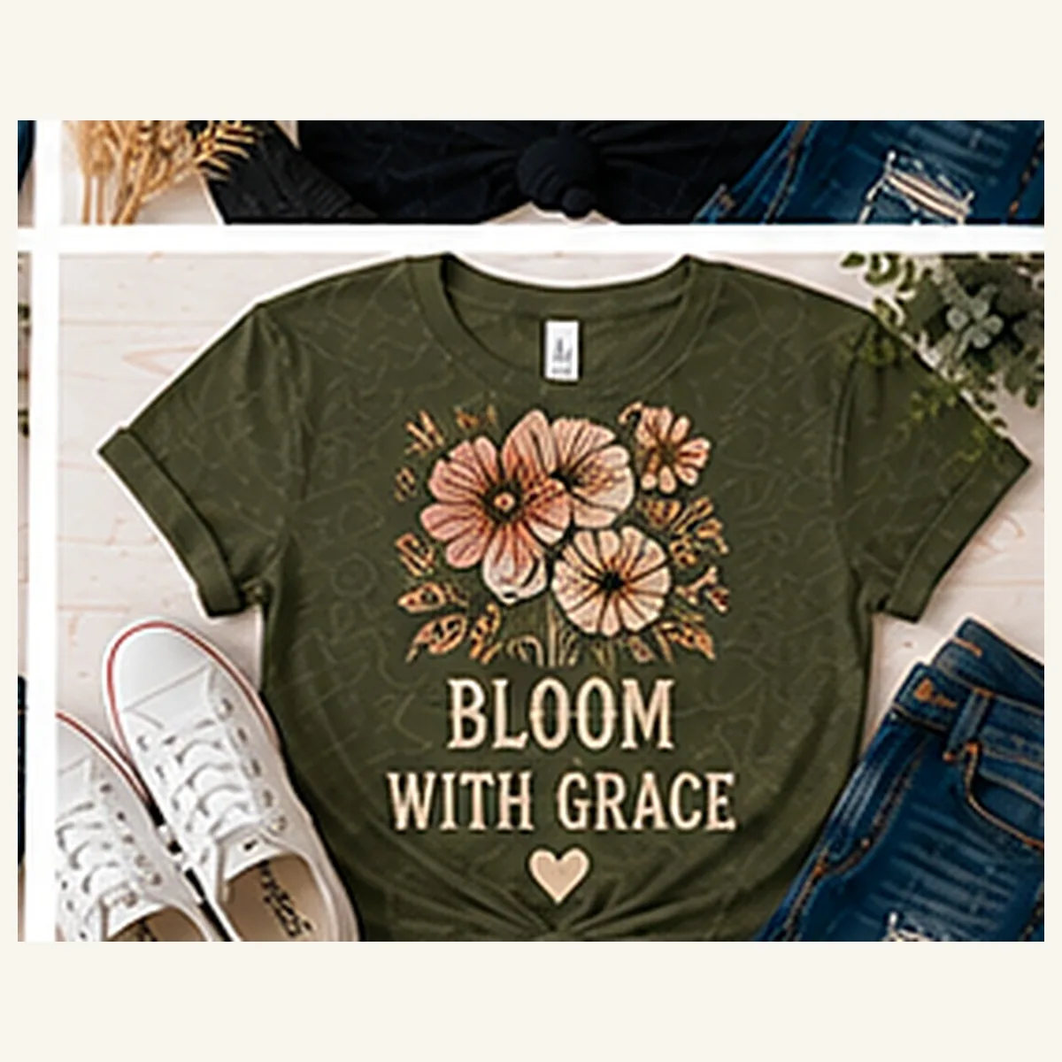 Bloom With Grace Tee — Bloom With Grace graphic