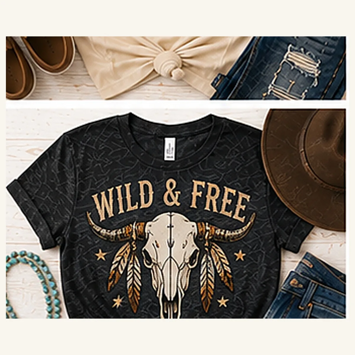 Wild and Free Tee — Wild and Free graphic