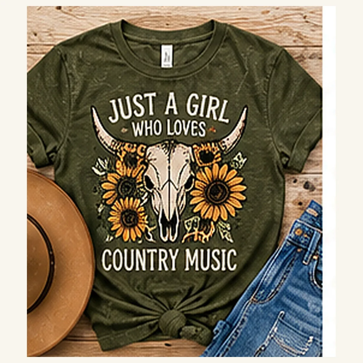 Loves Country Music Tee — Loves Country Music graphic