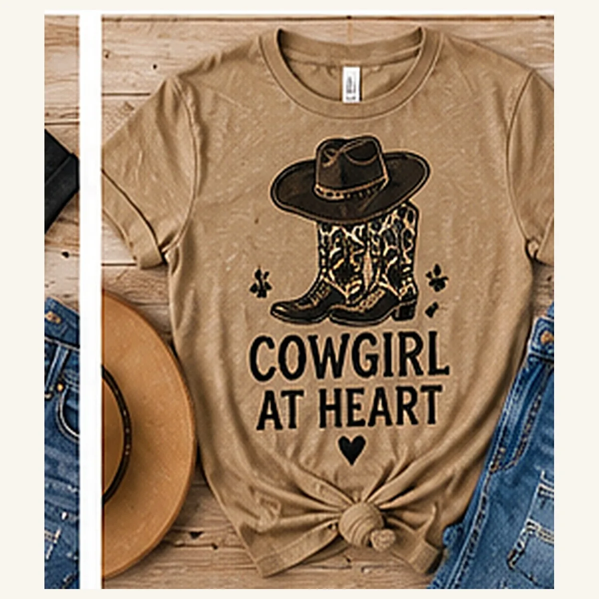 Cowgirl at Heart Tee — Cowgirl at Heart graphic
