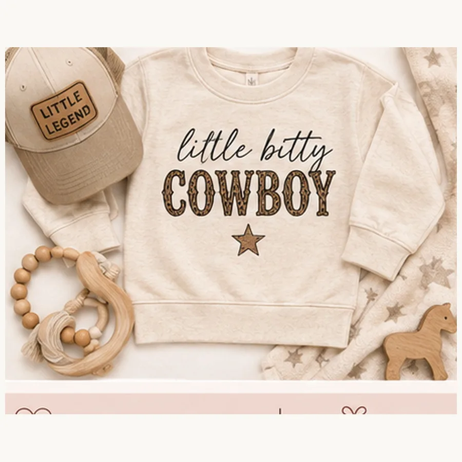 Little Bitty Cowboy Bodysuit — Little Bitty Cowboy graphic