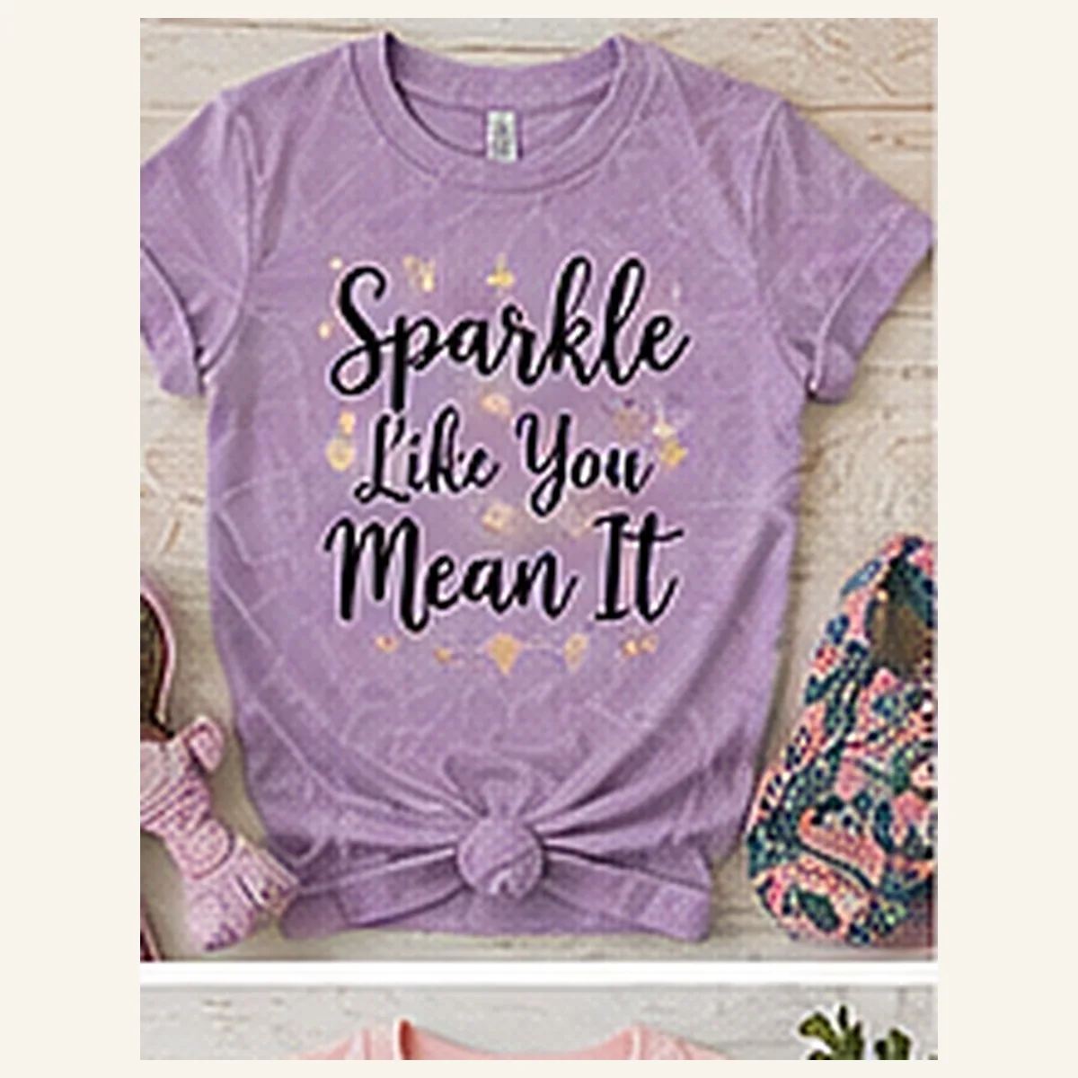 Sparkle Like You Mean It Kids Tee — Sparkle Like You Mean It graphic