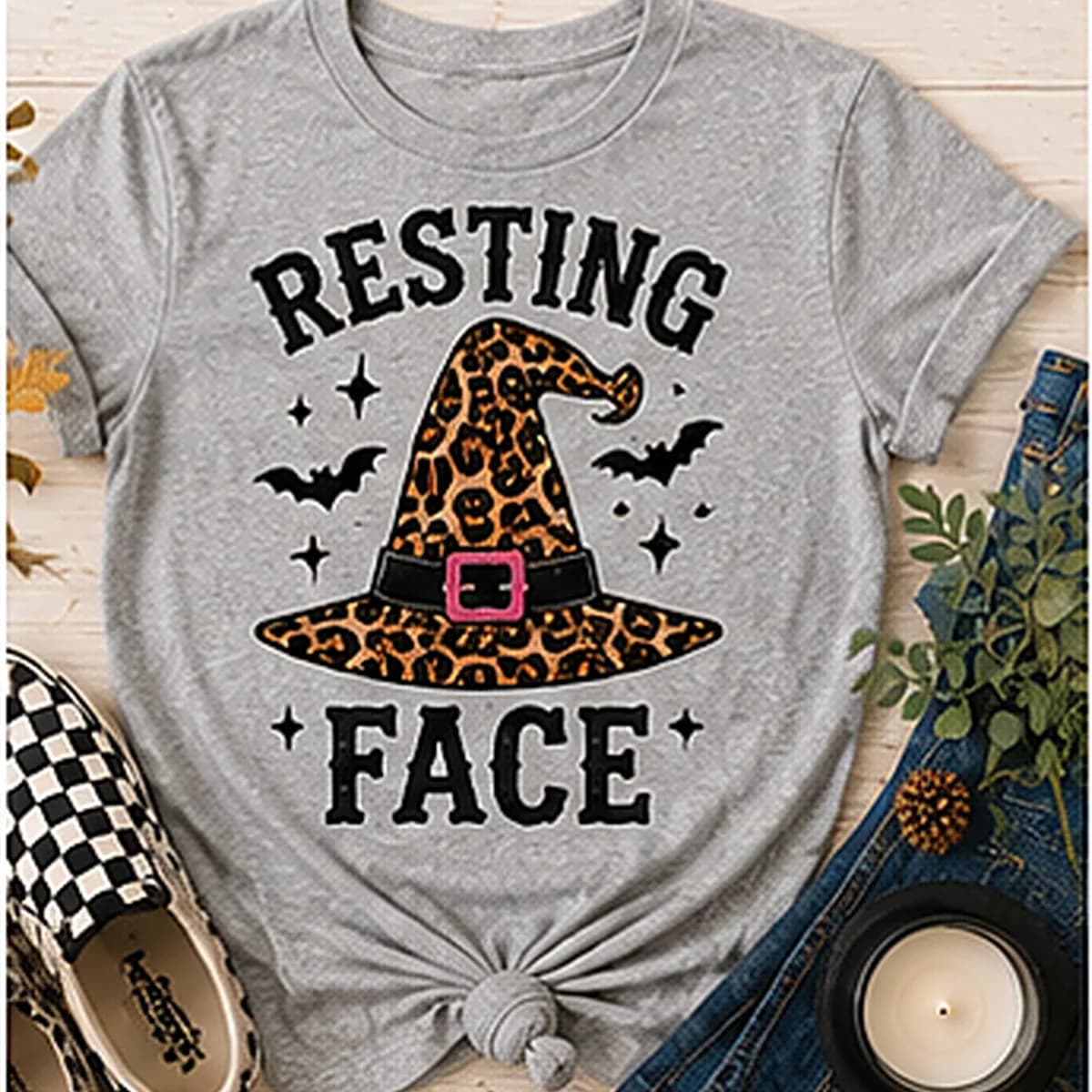 Resting Witch Face Tee — Resting Witch Face graphic