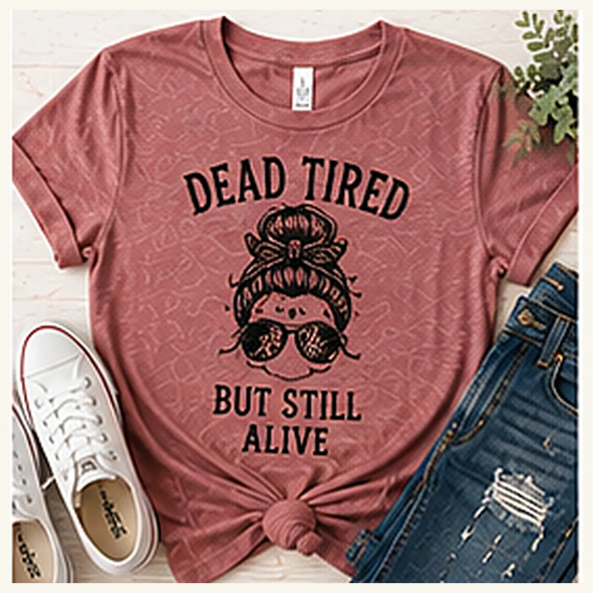 Dead Tired but Still Alive Tee — Dead Tired but Still Alive graphic