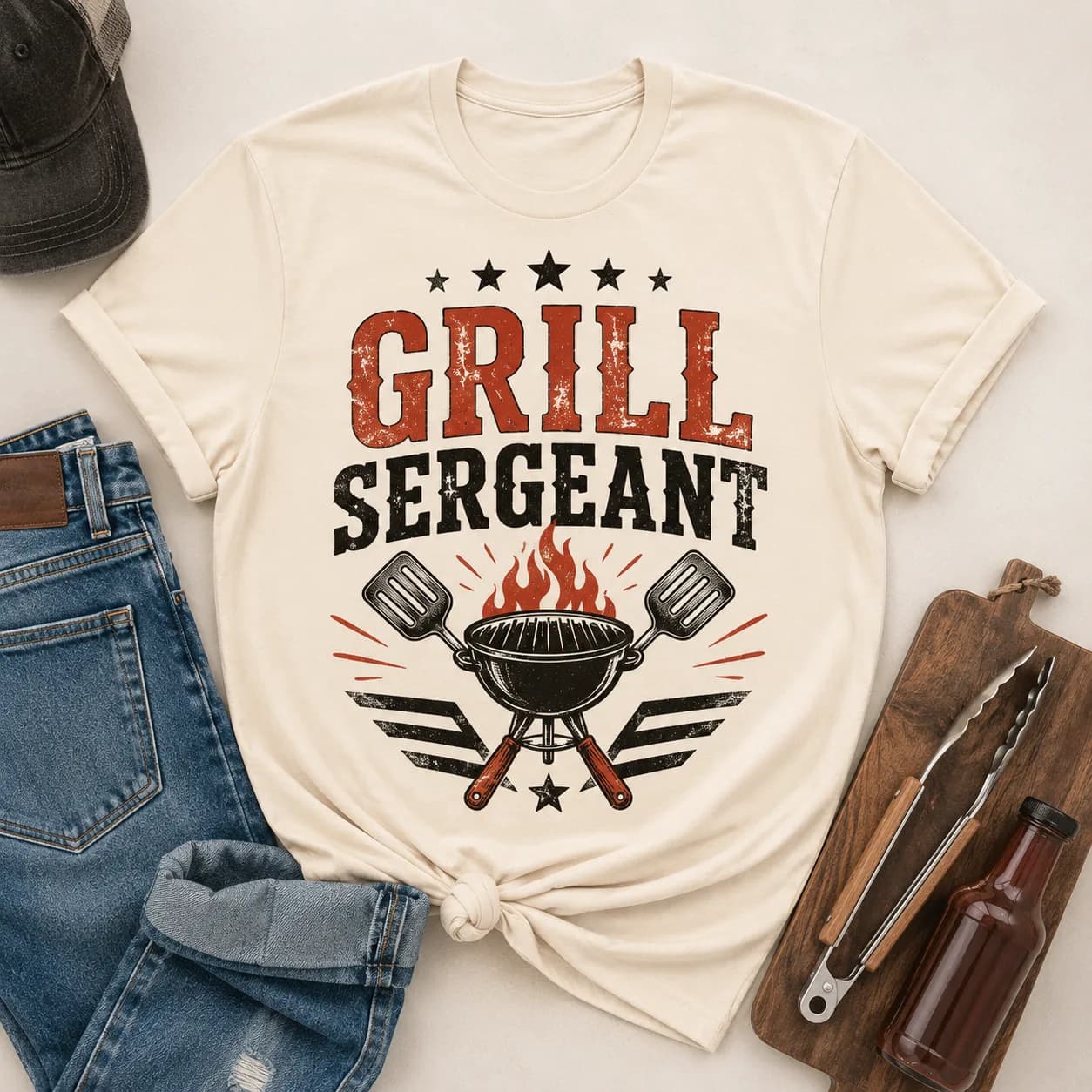 Grill Sergeant Tee (2) — Grill Sergeant graphic