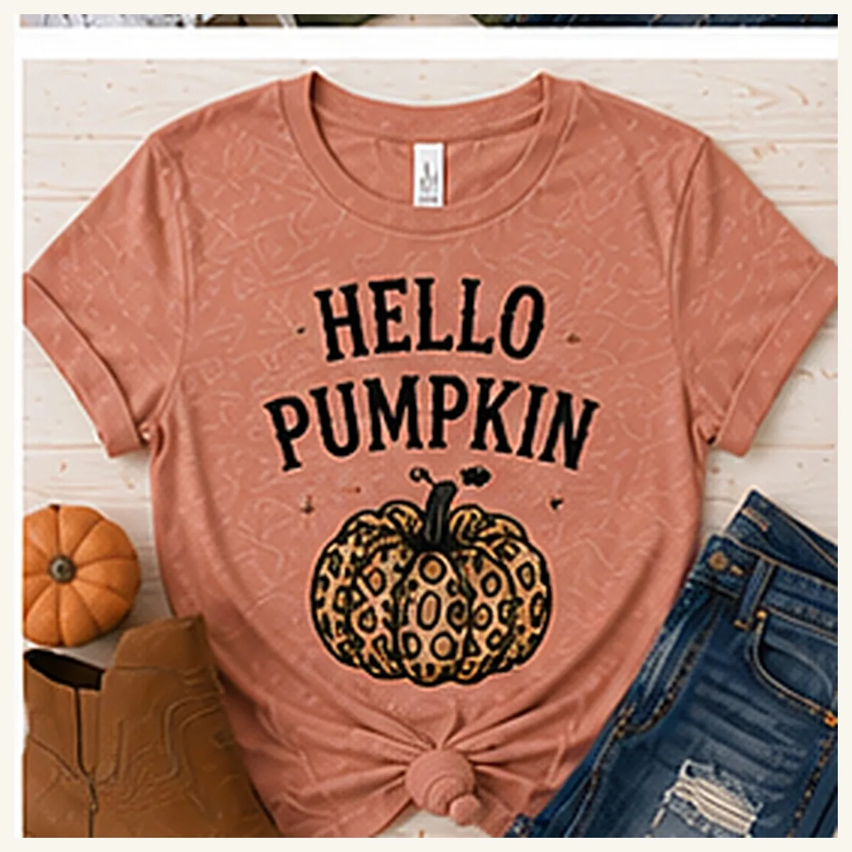 Hello Pumpkin Tee — Hello Pumpkin graphic