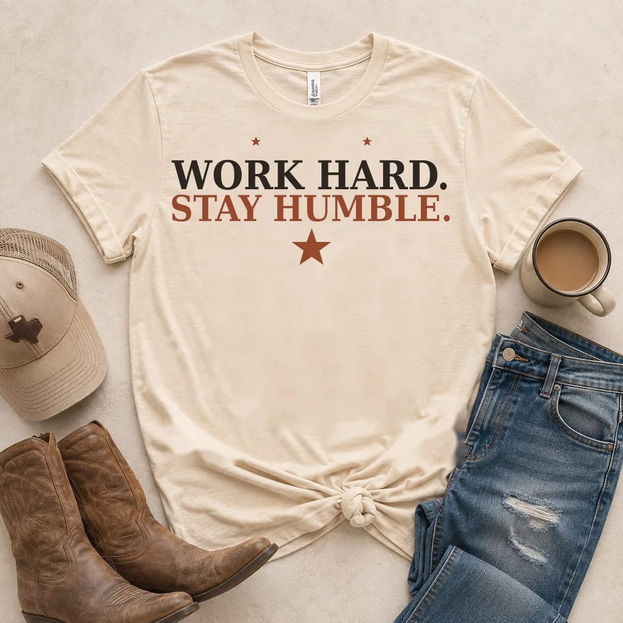 Work Hard Stay Humble Tee — Work Hard Stay Humble graphic