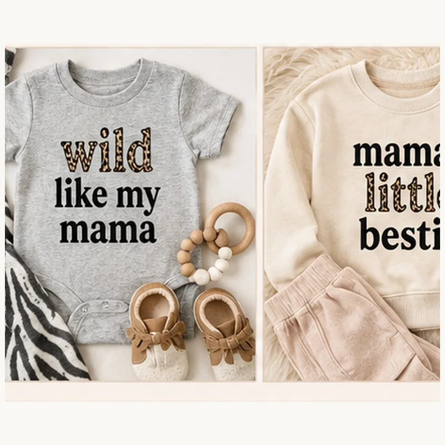 Wild Like My Mama Kids Tee, baby garment