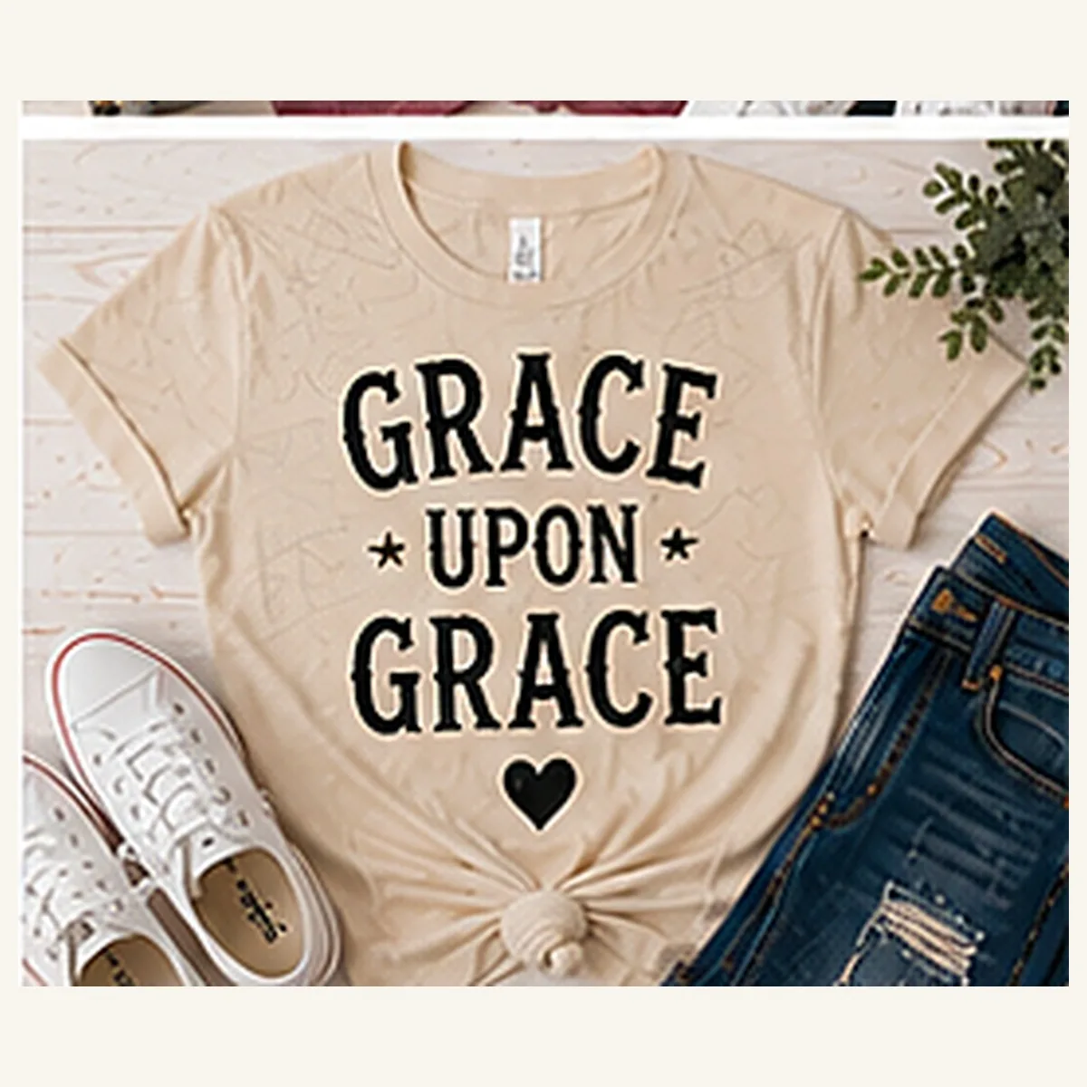 Grace Upon Grace Tee — Grace Upon Grace graphic