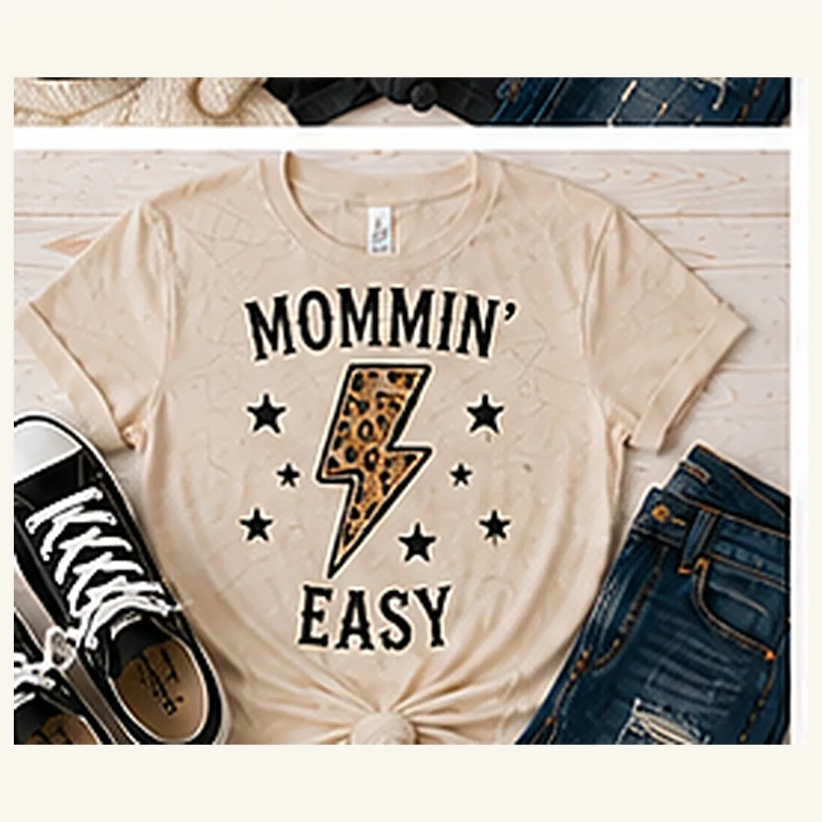Mommin' Easy Tee — Mommin' Easy graphic